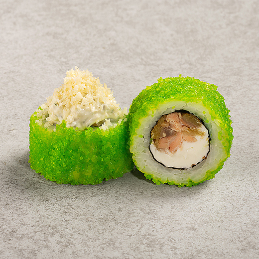 Ролл Хрустящий лосось с пармезаном